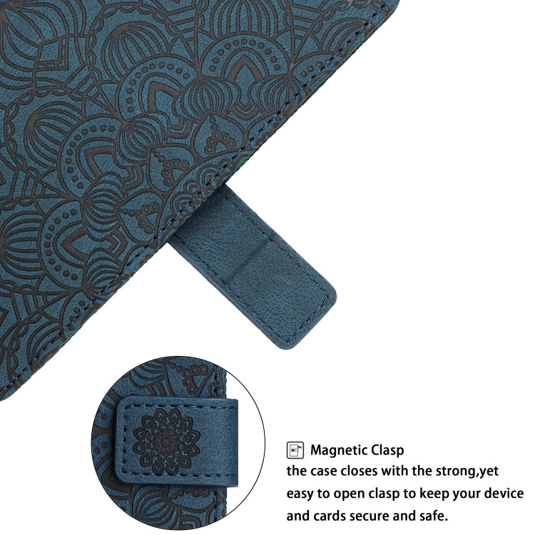 For OPPO Find X5 Mandala Embossed Flip Leather Phone Case