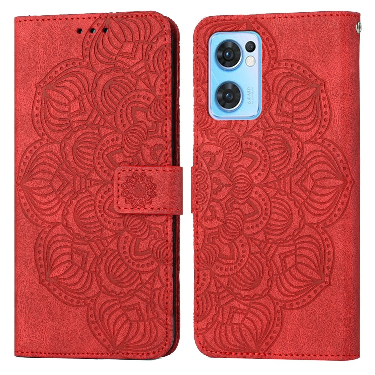 For OPPO Realme 9i Mandala Embossed Flip Leather Phone Case