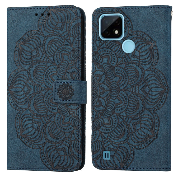 For OPPO Realme C21 Mandala Embossed Flip Leather Phone Case