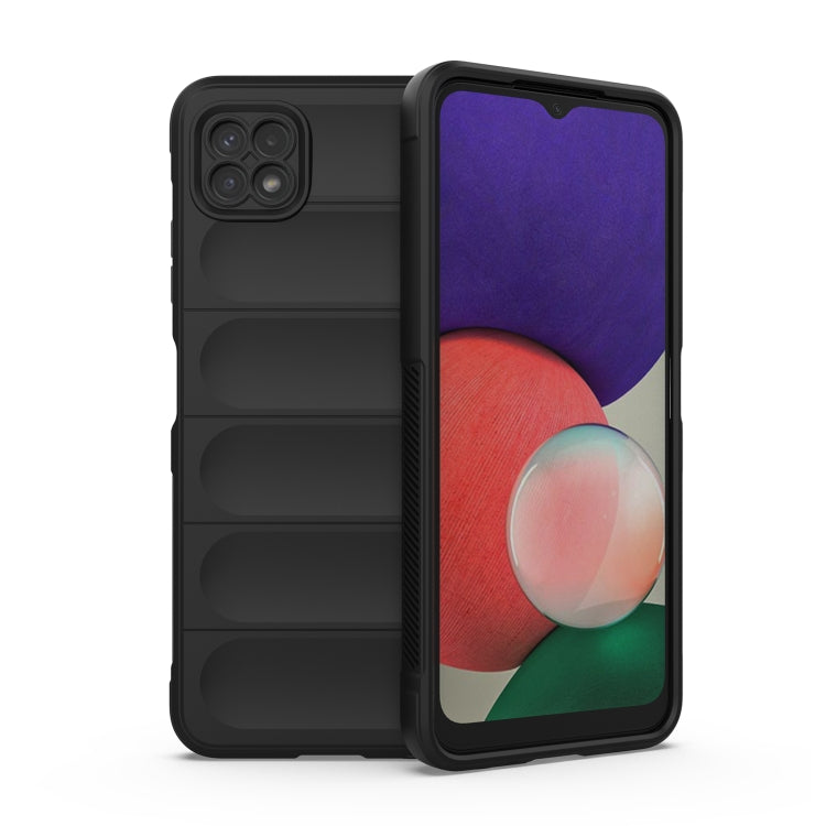 For Samsung Galaxy A22 5G Magic Shield TPU + Flannel Phone Case