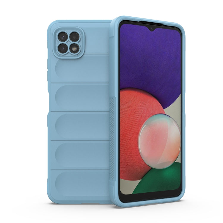 For Samsung Galaxy A22 5G Magic Shield TPU + Flannel Phone Case