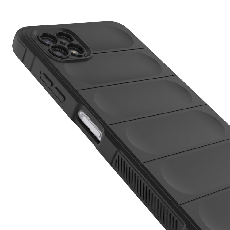 For Samsung Galaxy A22 5G Magic Shield TPU + Flannel Phone Case