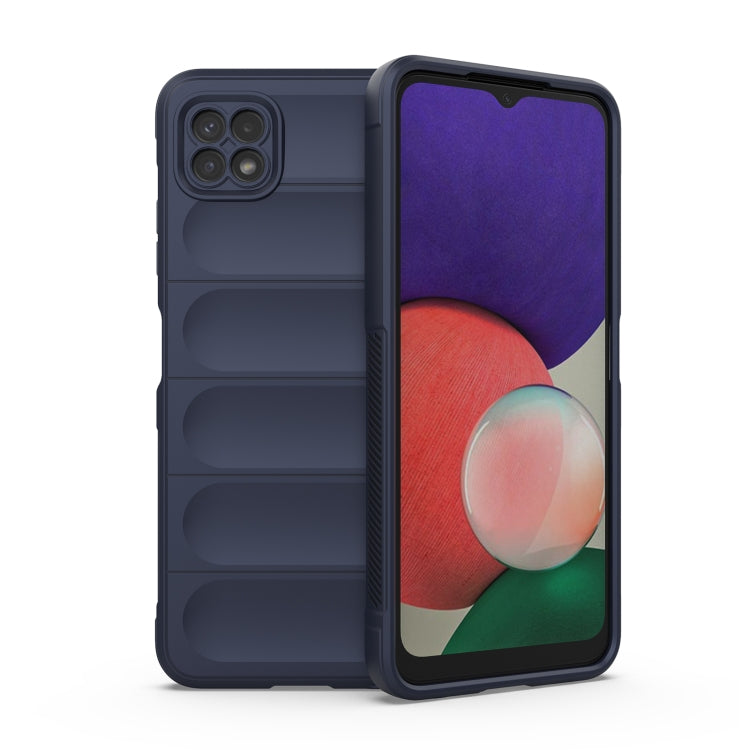 For Samsung Galaxy A22 5G Magic Shield TPU + Flannel Phone Case
