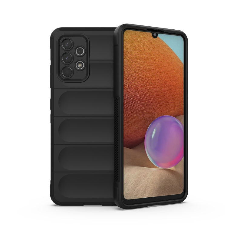 For Samsung Galaxy A32 4G Magic Shield TPU + Flannel Phone Case