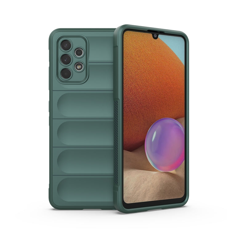 For Samsung Galaxy A32 4G Magic Shield TPU + Flannel Phone Case