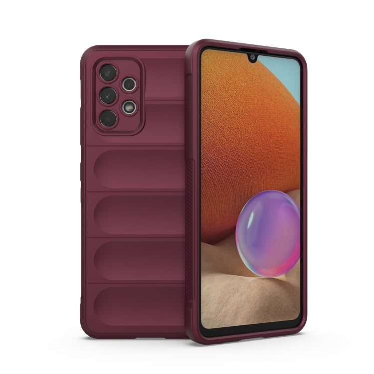 For Samsung Galaxy A32 4G Magic Shield TPU + Flannel Phone Case