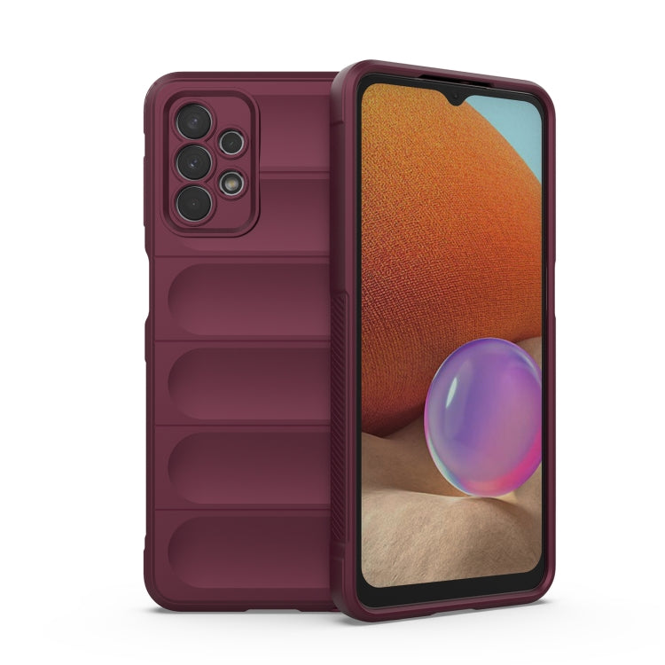 For Samsung Galaxy A32 5G Magic Shield TPU + Flannel Phone Case