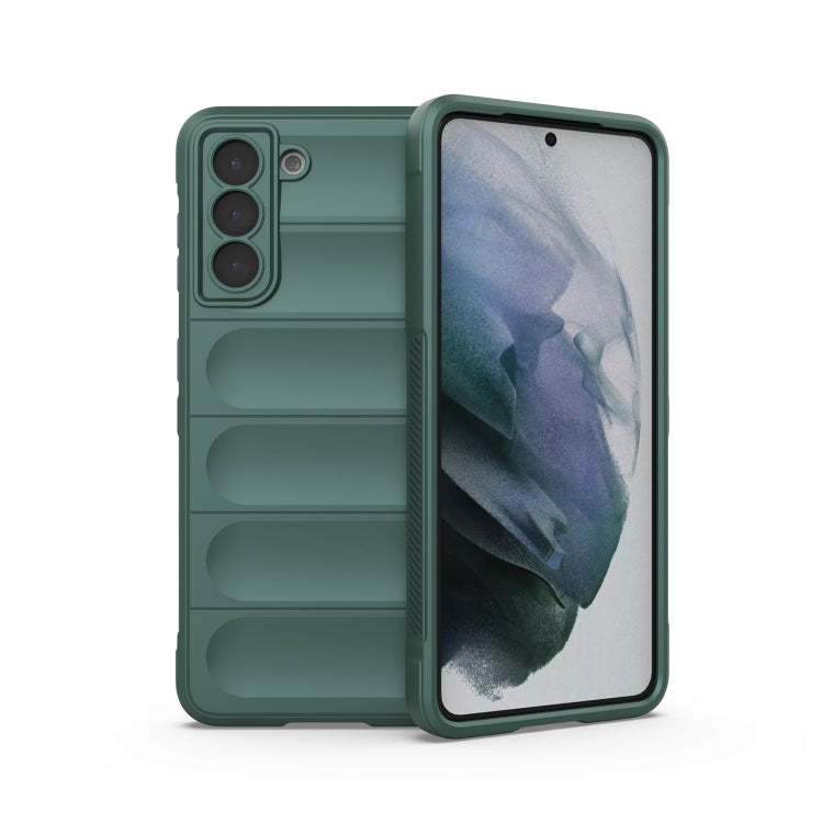 For Samsung Galaxy S21 5G Magic Shield TPU + Flannel Phone Case