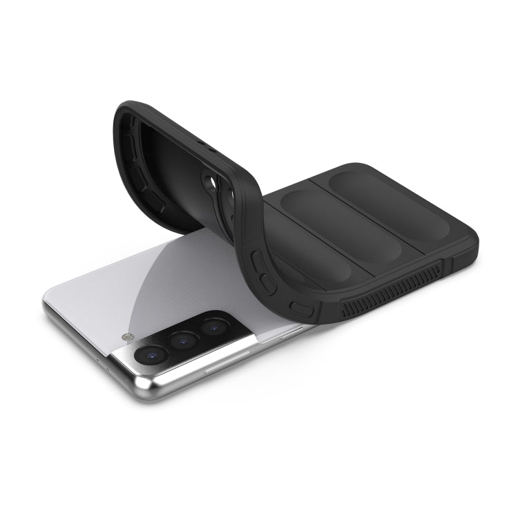 For Samsung Galaxy S21 5G Magic Shield TPU + Flannel Phone Case