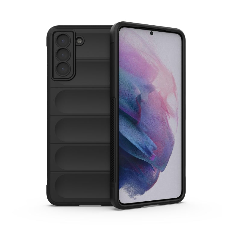 For Samsung Galaxy S21+ 5G Magic Shield TPU + Flannel Phone Case