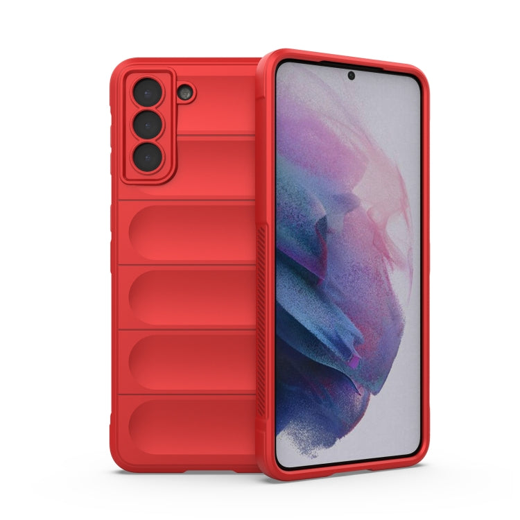 For Samsung Galaxy S21+ 5G Magic Shield TPU + Flannel Phone Case