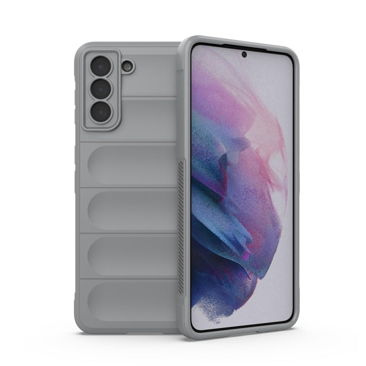 For Samsung Galaxy S21+ 5G Magic Shield TPU + Flannel Phone Case