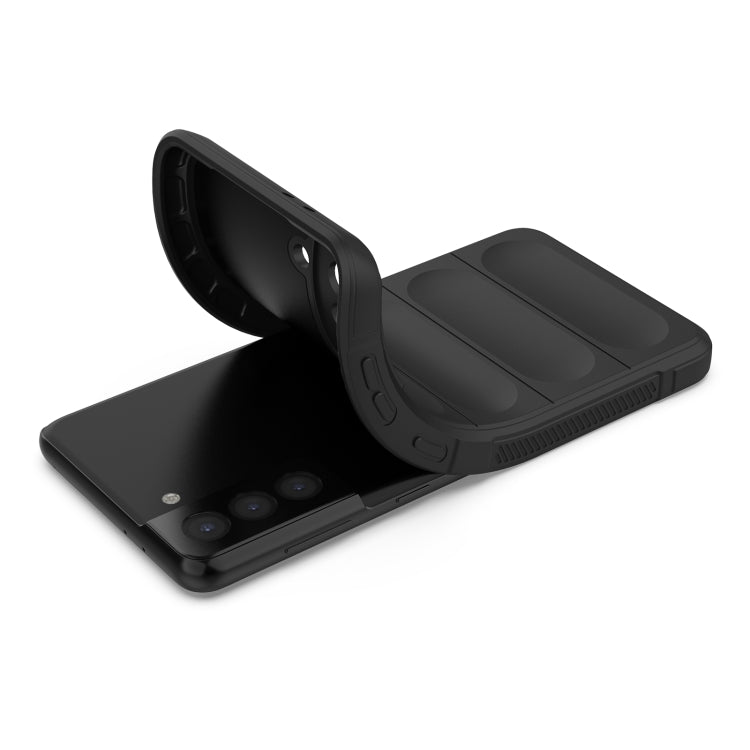 For Samsung Galaxy S21+ 5G Magic Shield TPU + Flannel Phone Case