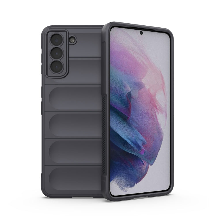 For Samsung Galaxy S21+ 5G Magic Shield TPU + Flannel Phone Case