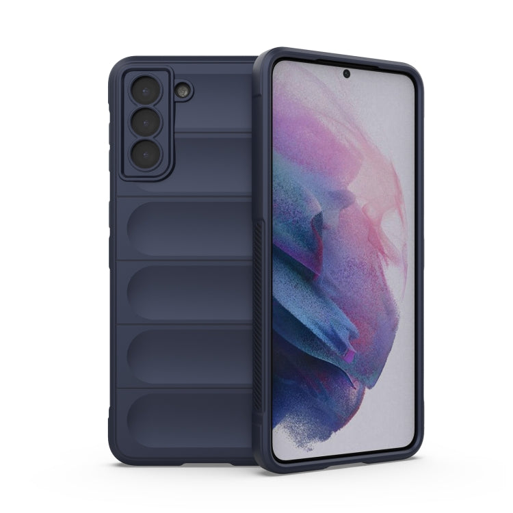For Samsung Galaxy S21+ 5G Magic Shield TPU + Flannel Phone Case