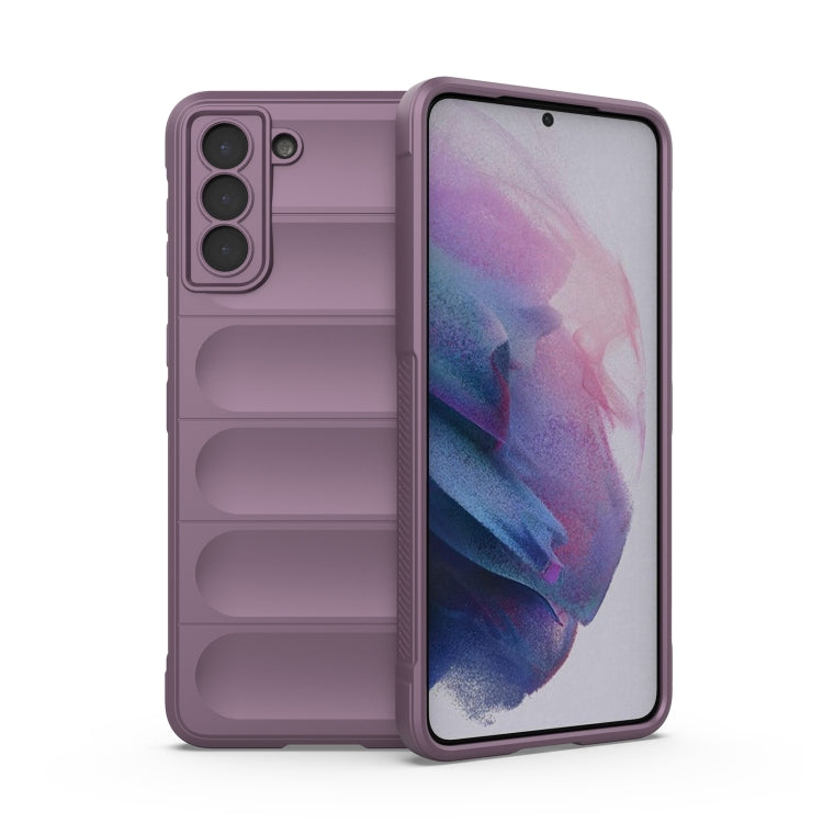 For Samsung Galaxy S21+ 5G Magic Shield TPU + Flannel Phone Case
