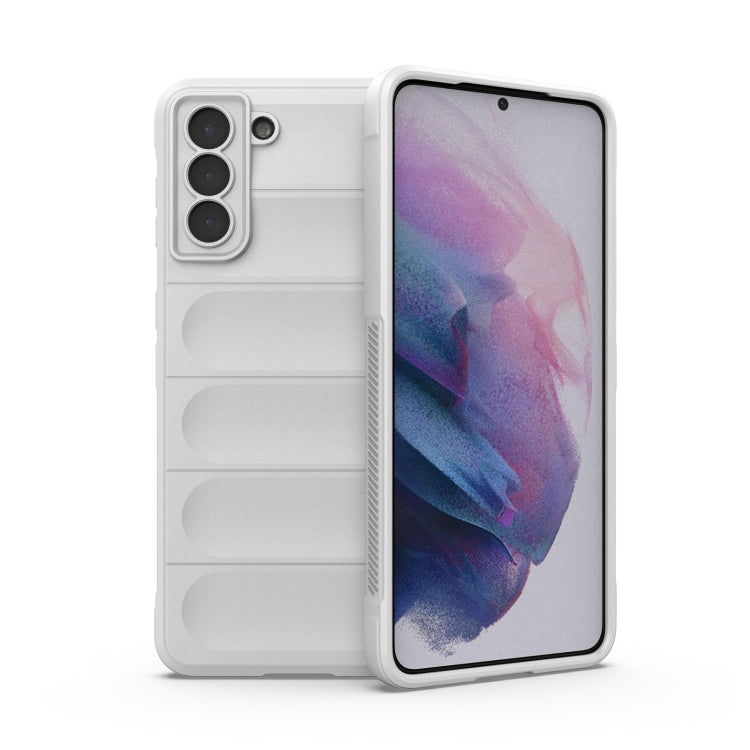 For Samsung Galaxy S21+ 5G Magic Shield TPU + Flannel Phone Case
