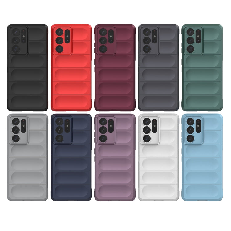 For Samsung Galaxy S21 Ultra  5G Magic Shield TPU + Flannel Phone Case