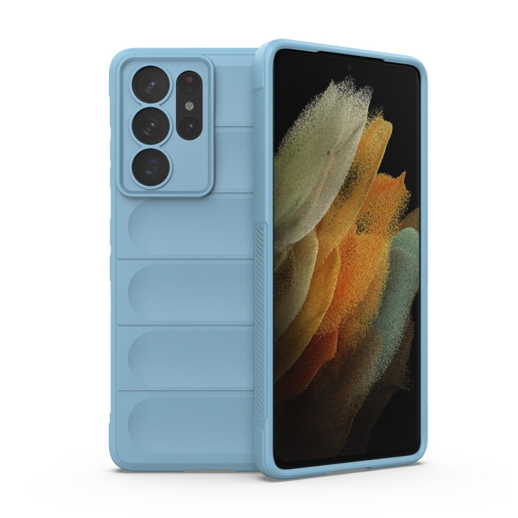 For Samsung Galaxy S21 Ultra  5G Magic Shield TPU + Flannel Phone Case