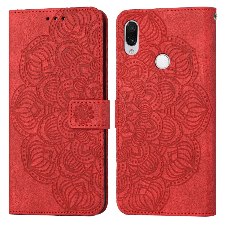 For Xiaomi Redmi Note 7 / Note 7 Pro Mandala Embossed Flip Leather Phone Case