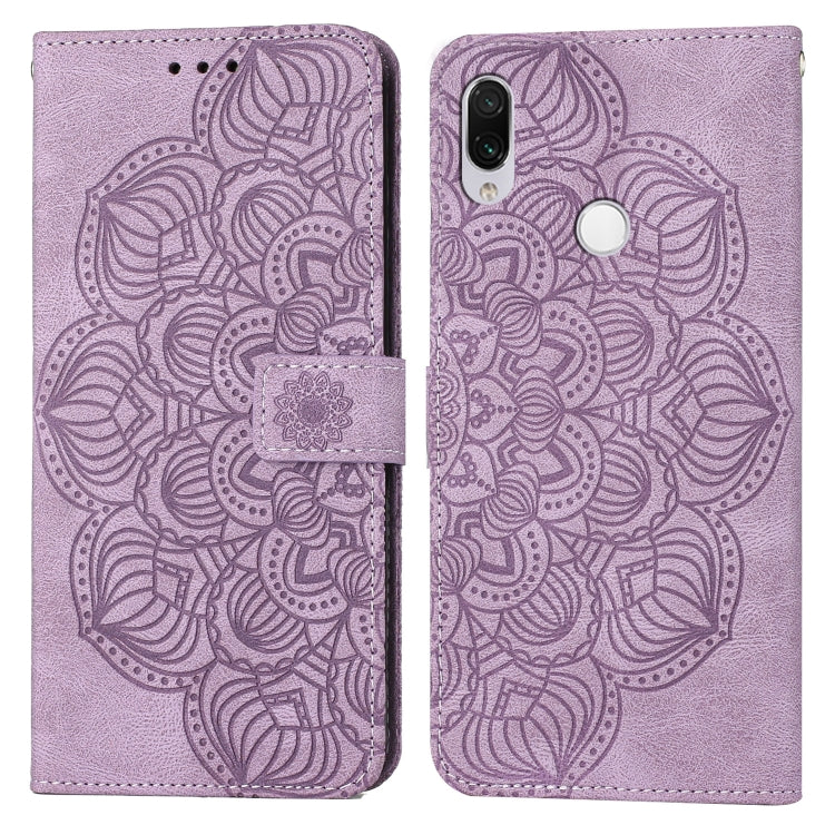 For Xiaomi Redmi Note 7 / Note 7 Pro Mandala Embossed Flip Leather Phone Case