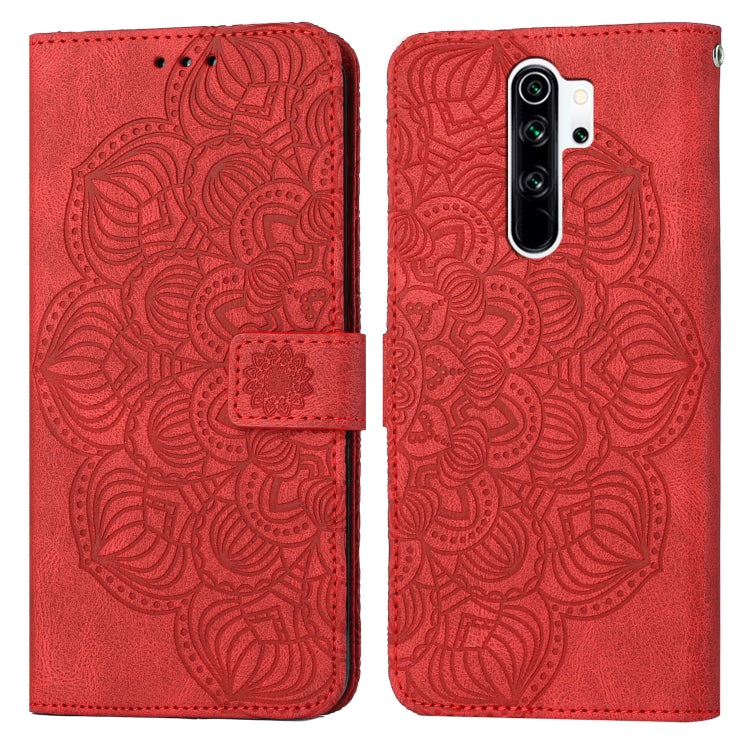 For Xiaomi Redmi 9 Mandala Embossed Flip Leather Phone Case