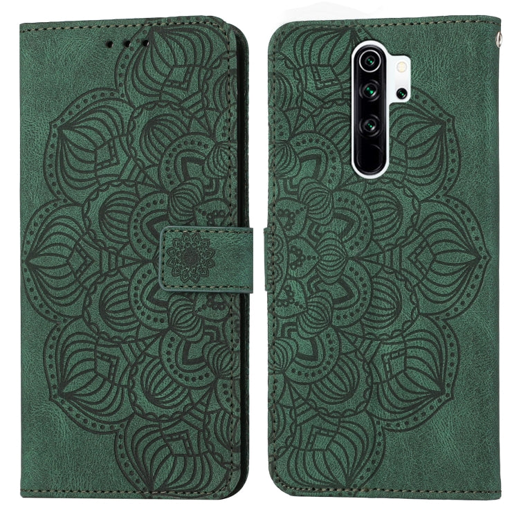 For Xiaomi Redmi Note 8 Pro Mandala Embossed Flip Leather Phone Case