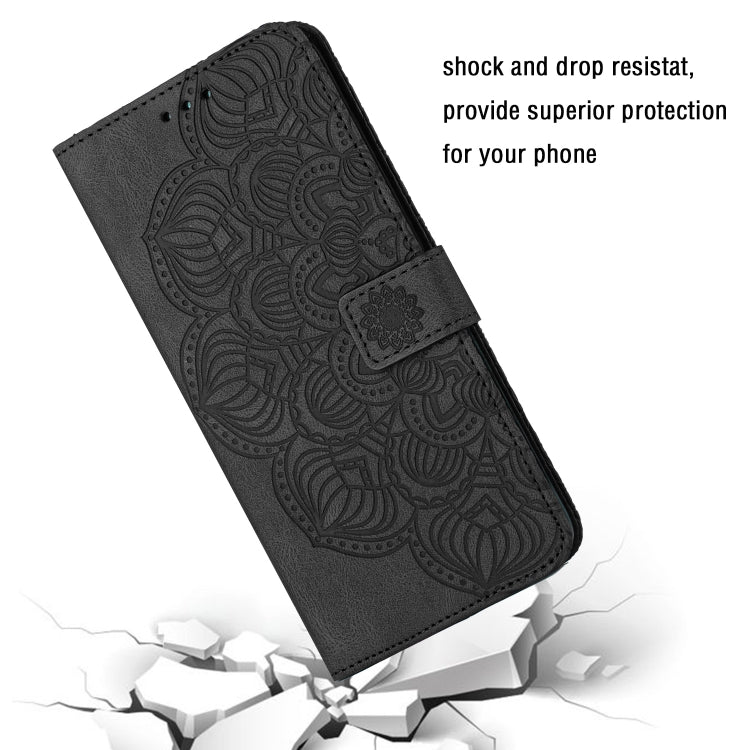For Xiaomi Redmi Note 9 Mandala Embossed Flip Leather Phone Case