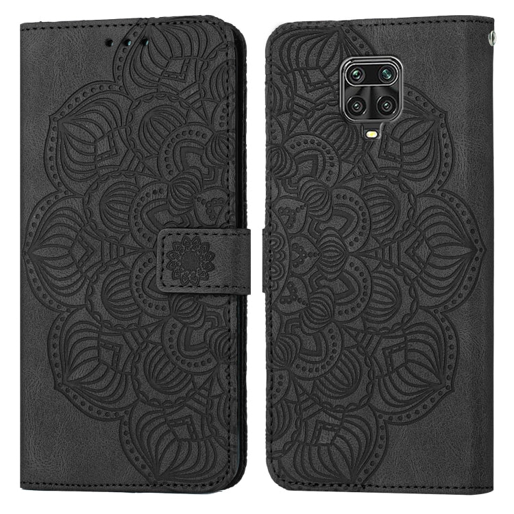 For Xiaomi Redmi Note 9 Pro Mandala Embossed Flip Leather Phone Case