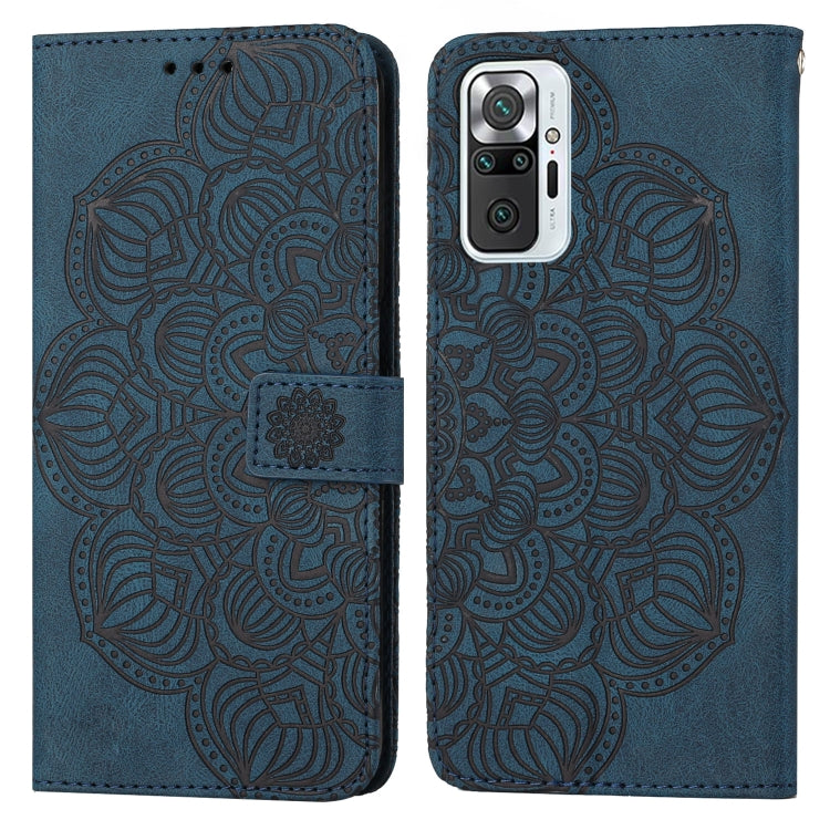 For Xiaomi Redmi Note 10 Pro 4G Mandala Embossed Flip Leather Phone Case