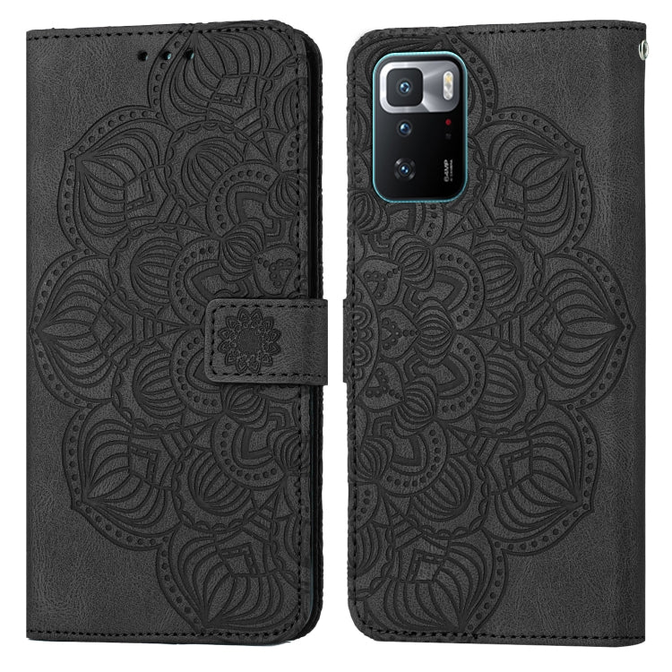 For Xiaomi Redmi Note 10 Pro 5G Mandala Embossed Flip Leather Phone Case
