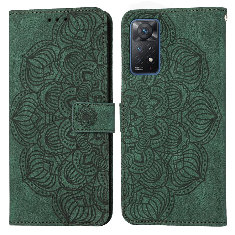 For Xiaomi Redmi Note 11 Pro International Mandala Embossed Flip Leather Phone Case