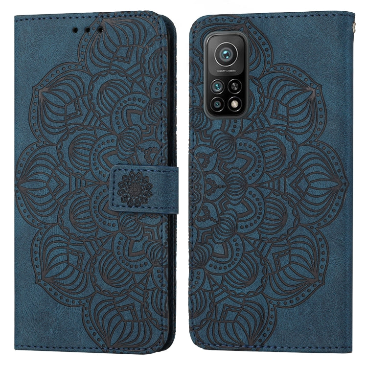 For Xiaomi Mi 10T / 10T Pro Mandala Embossed Flip Leather Phone Case