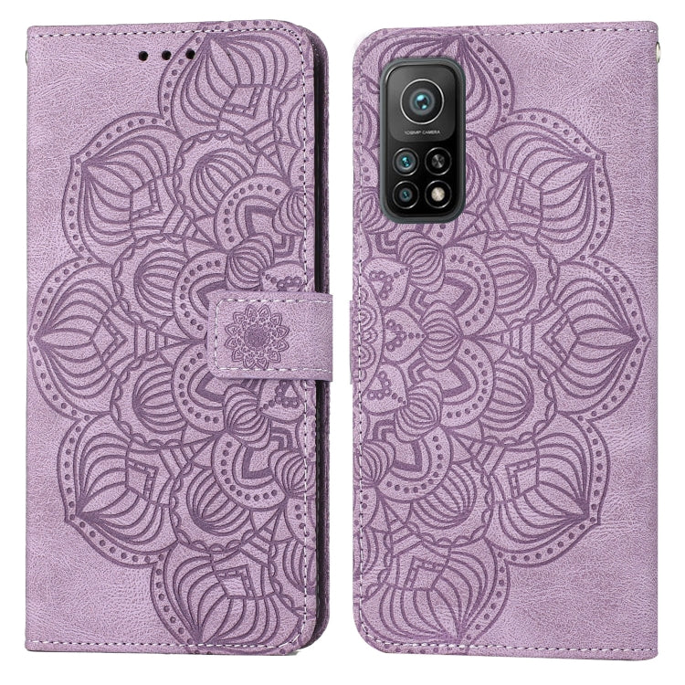 For Xiaomi Mi 10T / 10T Pro Mandala Embossed Flip Leather Phone Case