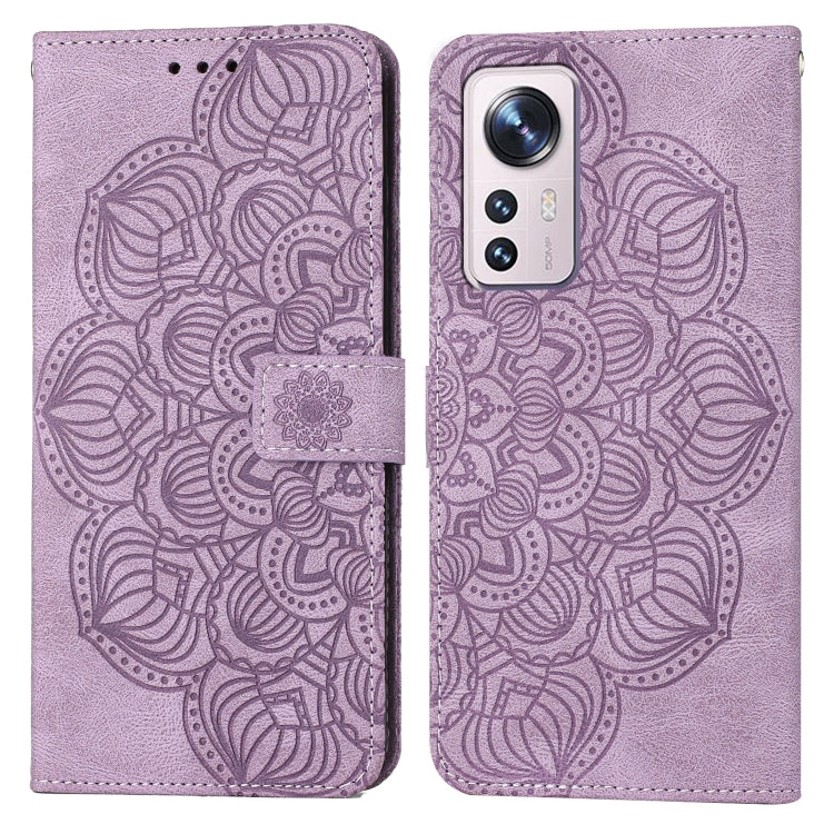 For Xiaomi 12 Lite Mandala Embossed Flip Leather Phone Case