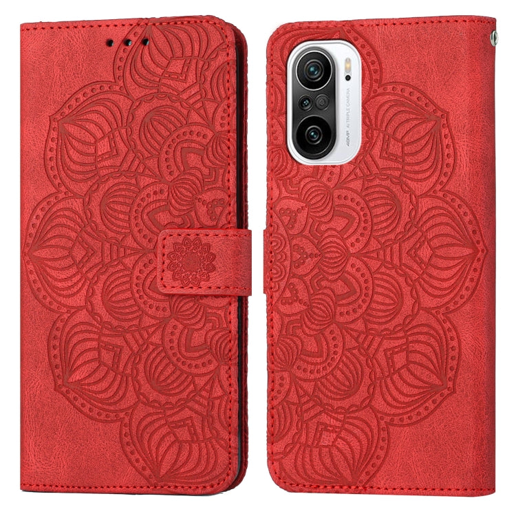 For Xiaomi Poco F3 Mandala Embossed Flip Leather Phone Case