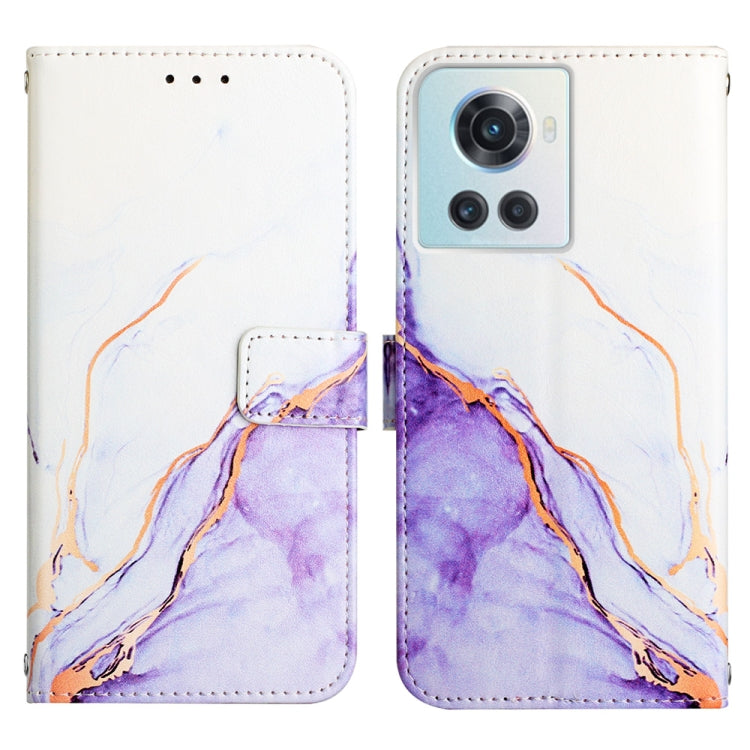 For OnePlus Ace Marble Pattern Flip Leather Phone Case