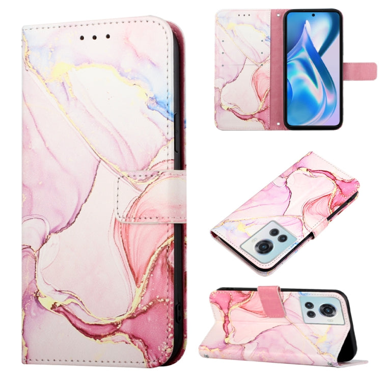 For OnePlus Ace Marble Pattern Flip Leather Phone Case