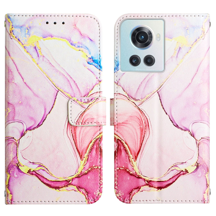 For OnePlus Ace Marble Pattern Flip Leather Phone Case