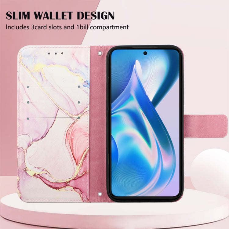 For OnePlus Ace Marble Pattern Flip Leather Phone Case
