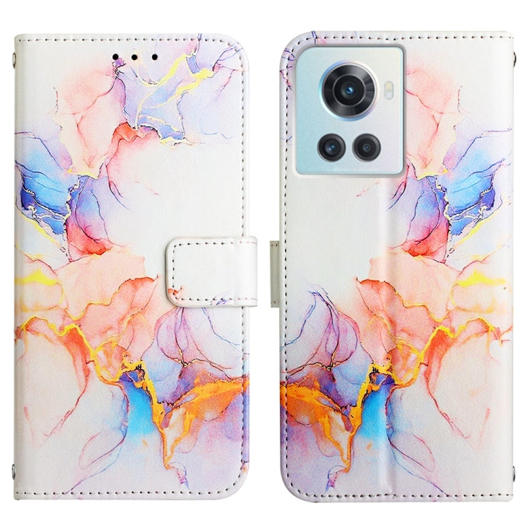 For OnePlus Ace Marble Pattern Flip Leather Phone Case