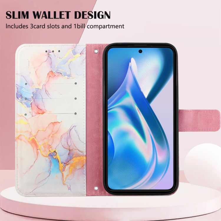 For OnePlus Ace Marble Pattern Flip Leather Phone Case