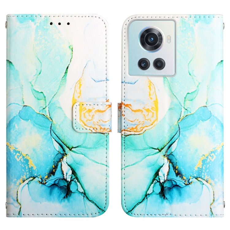 For OnePlus Ace Marble Pattern Flip Leather Phone Case