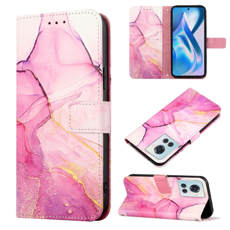 For OnePlus Ace Marble Pattern Flip Leather Phone Case