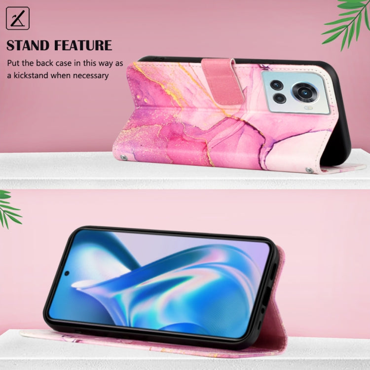 For OnePlus Ace Marble Pattern Flip Leather Phone Case