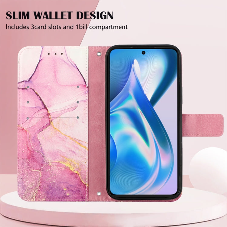 For OnePlus Ace Marble Pattern Flip Leather Phone Case