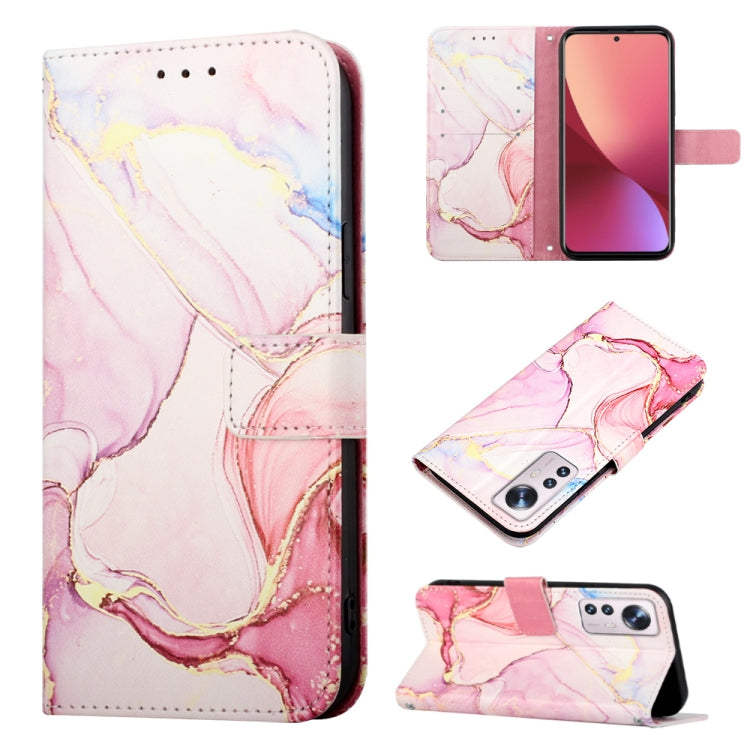 For Xiaomi 12 Lite Marble Pattern Flip Leather Phone Case