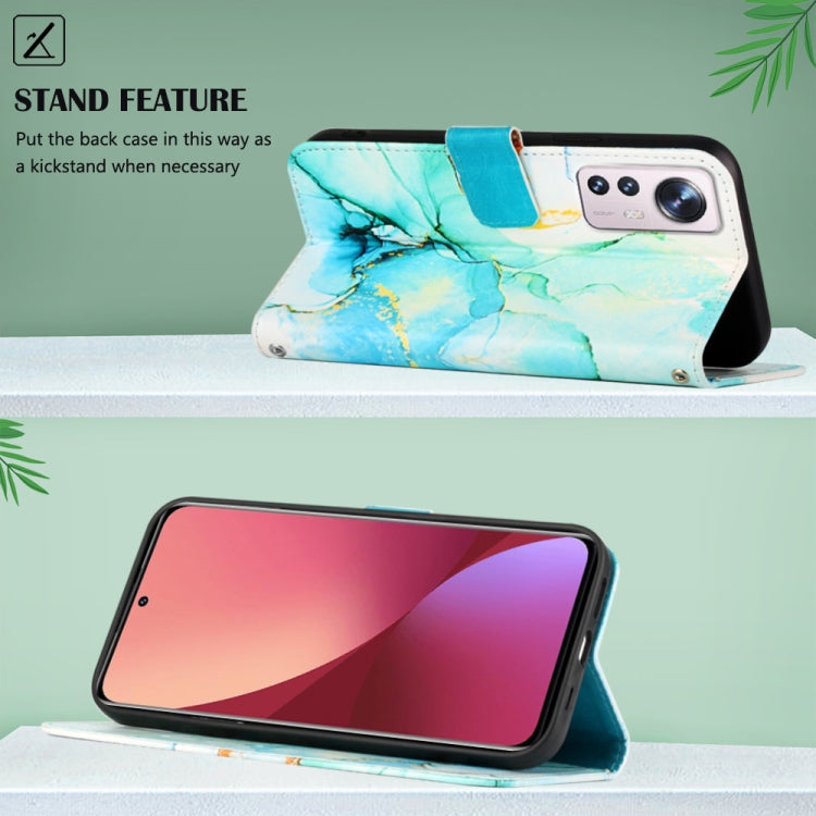For Xiaomi 12 Lite Marble Pattern Flip Leather Phone Case