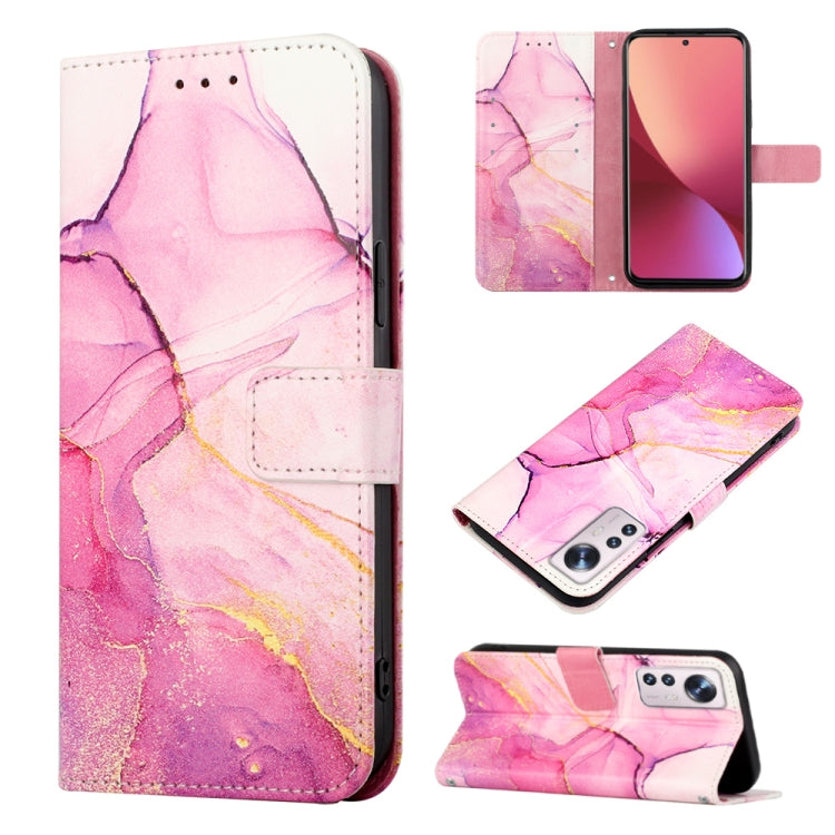 For Xiaomi 12 Lite Marble Pattern Flip Leather Phone Case