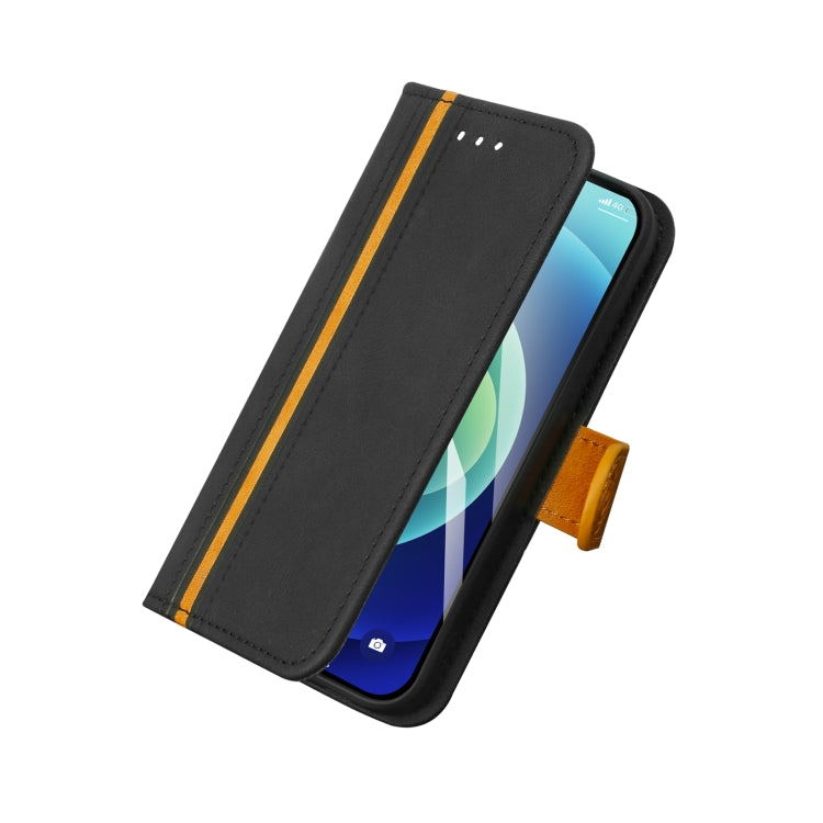 For iPhone 13 mini Skin Feel Leather Wallet Phone Case